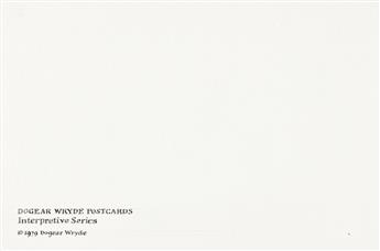 EDWARD GOREY (1925-2000) Dogear Wryde Postcards Interpretive Series.